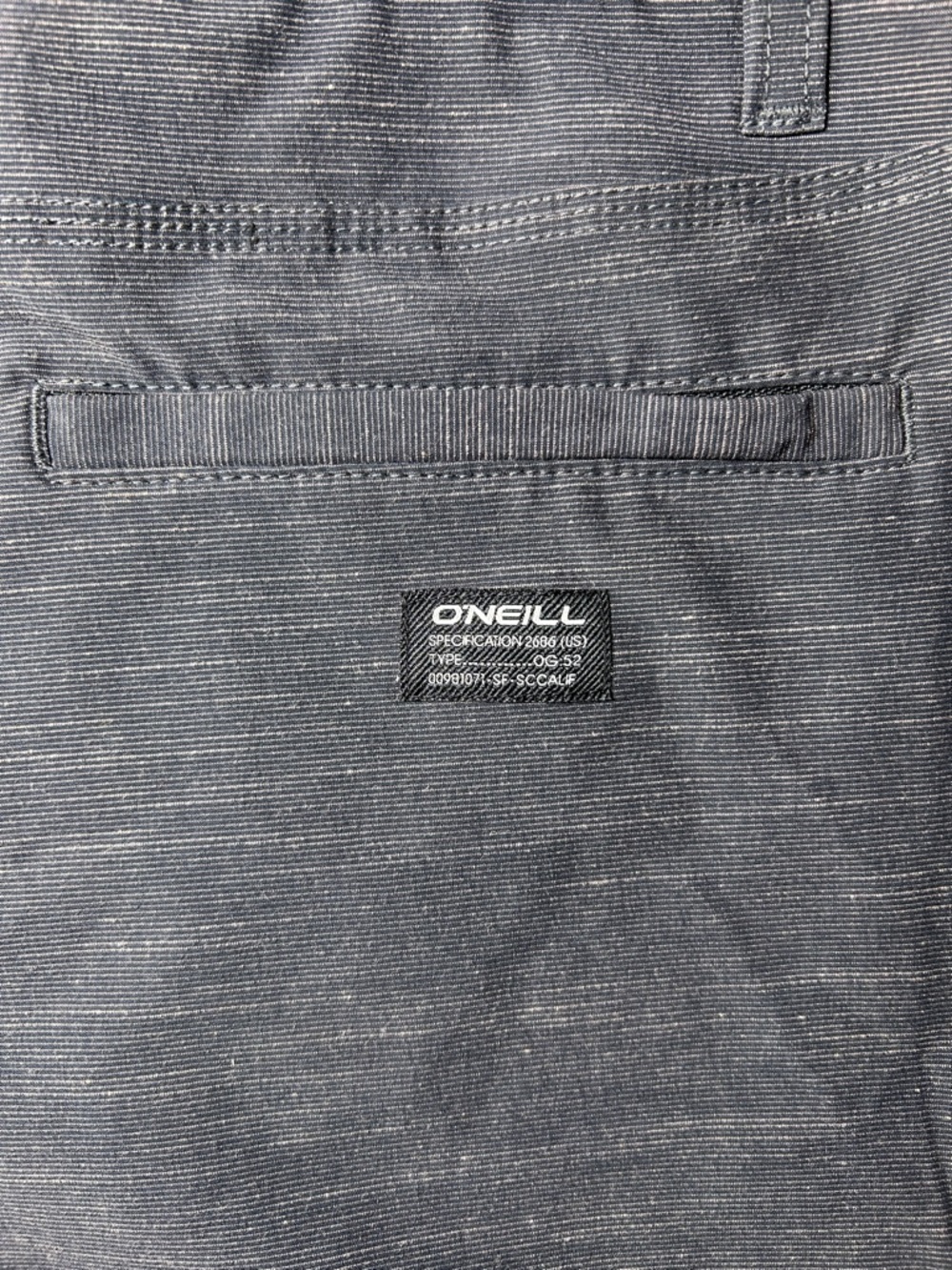 O'Neill Hybrid “Locked Slub” Shorts Gray Flat Front Shorts Men’s Size 31 NWT - Picture 7 of 12